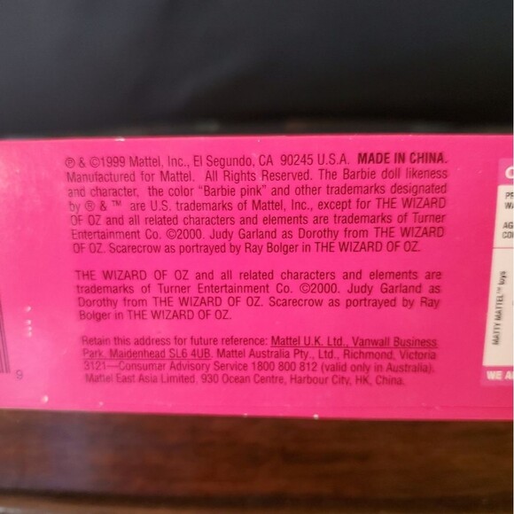 Barbie Ken as Scarecrow Wizard of Oz 1999 - Picture 6 of 10